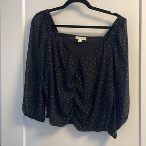 THE GENERAL GOOD polka dot blouse